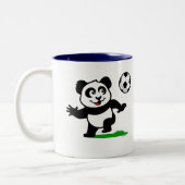 Tasse 2 Couleurs Panda de soccer mignon (Gauche)
