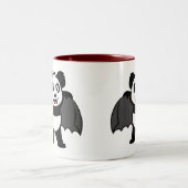 Tasse 2 Couleurs Panda de vampire (Centre)