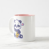 Tasse 2 Couleurs panda happy mule (Devant gauche)