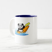 Tasse 2 Couleurs Panda Kayak (Devant gauche)