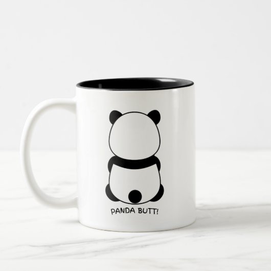 Tasse 2 Couleurs Panda-monium en Coupe ! 🐼 😂 ☕ (Gauche)