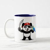 Tasse 2 Couleurs Panda pirate (Gauche)