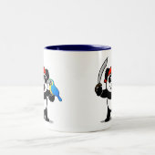 Tasse 2 Couleurs Panda pirate (Centre)