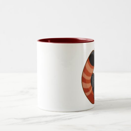 Tasse 2 Couleurs Panda rouge (Centre)