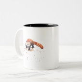 TASSE 2 COULEURS PANDA ROUGE (Devant gauche)