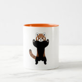Tasse 2 Couleurs Panda rouge (Centre)