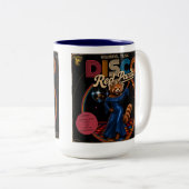 Tasse 2 Couleurs Panda Rouge Disco (Devant droit)
