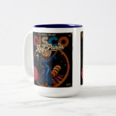 Tasse 2 Couleurs Panda Rouge Disco (Devant gauche)