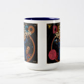 Tasse 2 Couleurs Panda Rouge Disco (Centre)