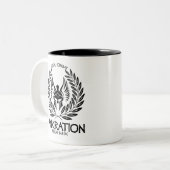 Tasse 2 Couleurs Pankration Total Compact Hellas 648 B.C (Devant gauche)