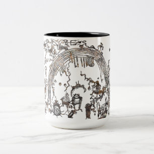 Tasse 2 Couleurs Panneau Shamans