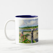 Tasse 2 Couleurs panorama de menemsha (Gauche)