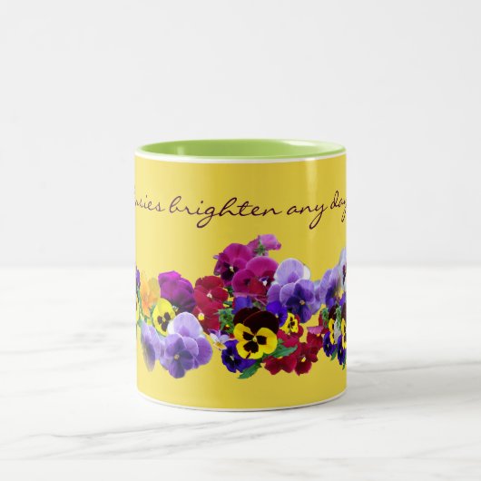 Tasse 2 Couleurs pansy16v1 (Centre)