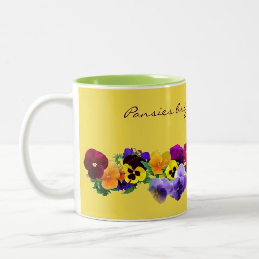 Tasse 2 Couleurs pansy16v1 (Gauche)
