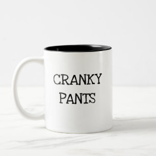 Tasse 2 Couleurs Pantalon excentrique - je déteste des matins