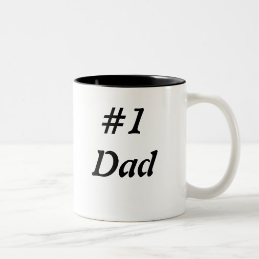 Tasse 2 Couleurs papa #1 (Droit)
