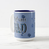 Tasse 2 Couleurs PAPA afghan (Devant gauche)