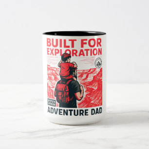 Tasse 2 Couleurs Papa Aventurier – CONÇU POUR L'EXPLORATION