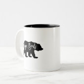 Tasse 2 Couleurs Papa Cool papa (Devant gauche)