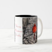 Tasse 2 Couleurs Papa de Joyeux Noël (Devant droit)