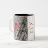 Tasse 2 Couleurs Papa de Joyeux Noël (Devant gauche)