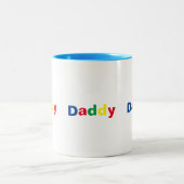 Tasse 2 Couleurs Papa de style moderne (Centre)