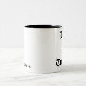 Tasse 2 Couleurs Papa des triplets (Centre)