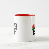 Tasse 2 Couleurs Papa Elf (Centre)