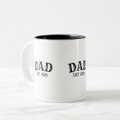 Tasse 2 Couleurs Papa Est  (Devant gauche)