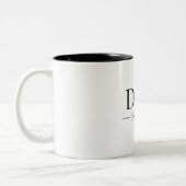 Tasse 2 Couleurs Papa établi 2025 (Gauche)