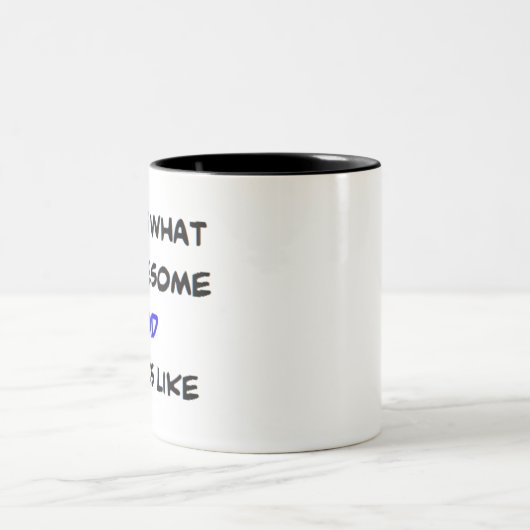 Tasse 2 Couleurs papa, génial (Centre)