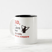 Tasse 2 Couleurs Papa, je serai toujours votre fardeau financier (Devant gauche)