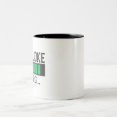 Tasse 2 Couleurs Papa, Joke Chargement... (Centre)