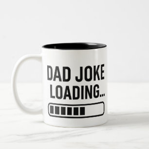 Tasse 2 Couleurs Papa, Joke Chargement... Conception amusante pour
