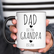Papa personnalisé Établissement Nouveau Grand-père