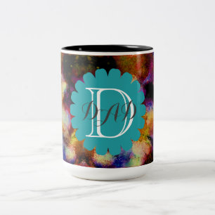 Tasse 2 Couleurs Papa personnel maman ami Galaxy Space Universe