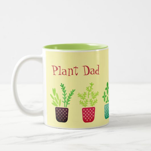 Tasse 2 Couleurs Papa plante (Gauche)