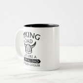 Tasse 2 Couleurs Papa Viking (Devant gauche)