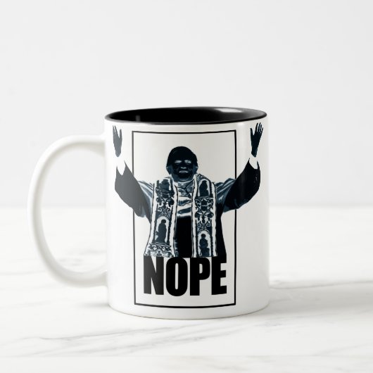 TASSE 2 COULEURS PAPE NOPE (Gauche)
