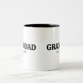 Tasse 2 Couleurs Papi Créé Nouveau Cadeau pour Papi (Centre)
