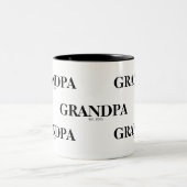 Tasse 2 Couleurs Papi est moderne (Centre)
