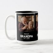 Tasse 2 Couleurs Papi Moderne Établissement Année de Création Nom P (Gauche)