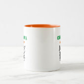 Tasse 2 Couleurs Papi vous êtes mon super-héros (Centre)