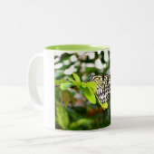 Tasse 2 Couleurs Papier papillon (Devant gauche)