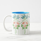 Tasse 2 Couleurs Papier peint baroque Bouquet de fleurs... (Gauche)