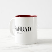 Tasse 2 Couleurs Papière Année de création (Devant gauche)