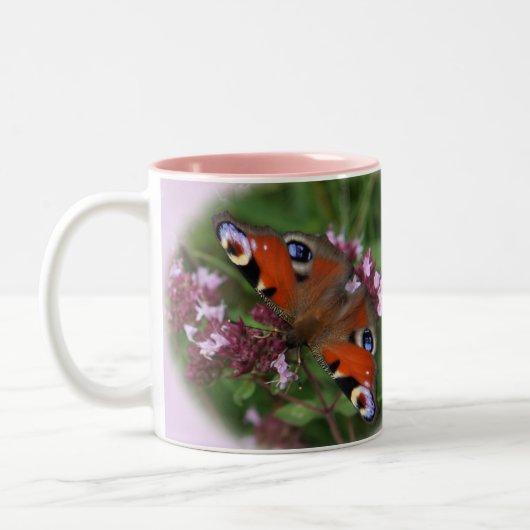 Tasse 2 Couleurs Papillon (Gauche)