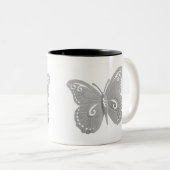Tasse 2 Couleurs Papillon (Devant droit)