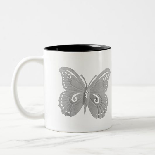 Tasse 2 Couleurs Papillon (Gauche)