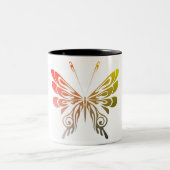 Tasse 2 Couleurs Papillon (Centre)